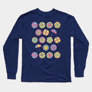 Summer vacation. Umbrella pattern (funny) Long Sleeve T-Shirt